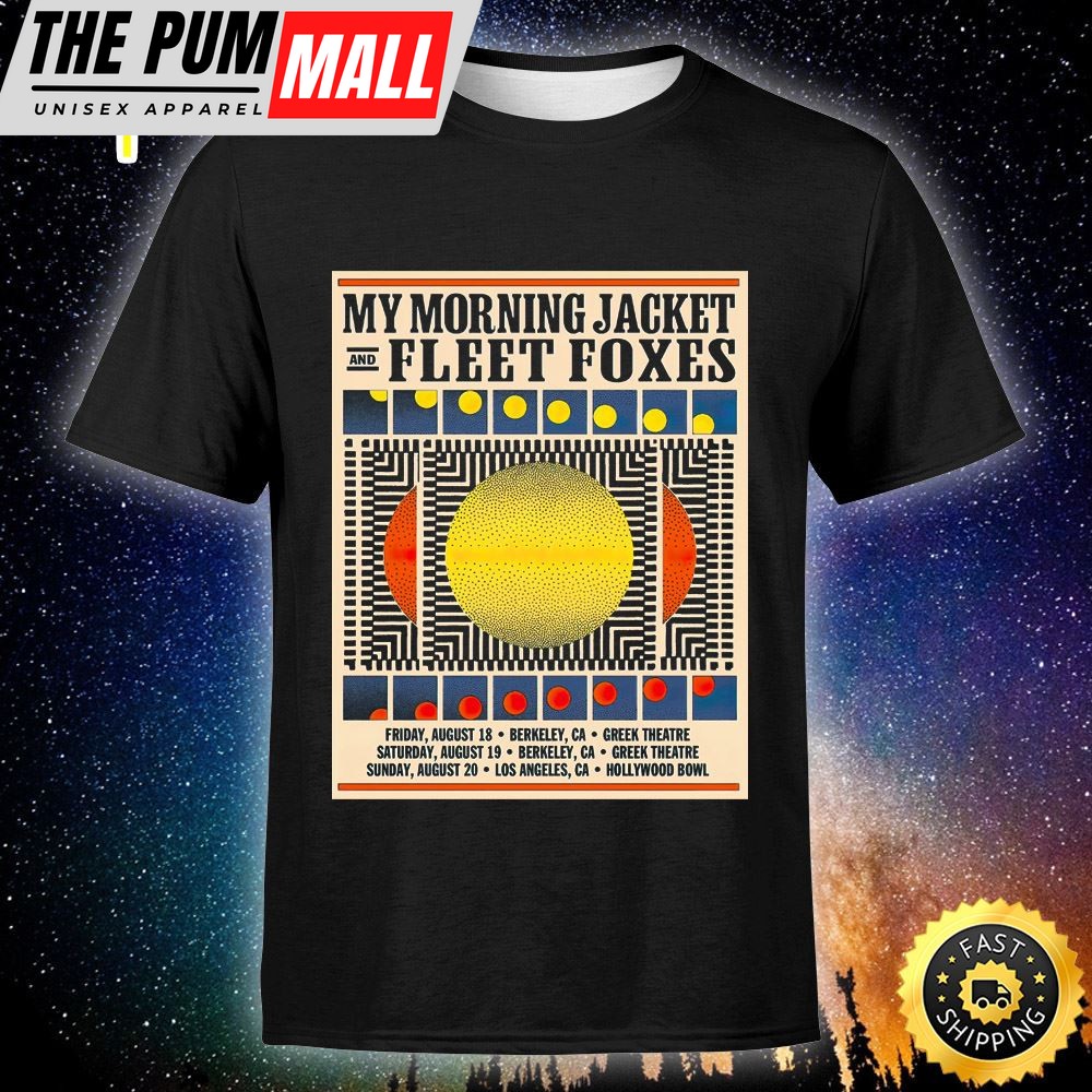 My Morning Jacket & Fleet Foxes Announce West Coast Tour Unisex T-shirt