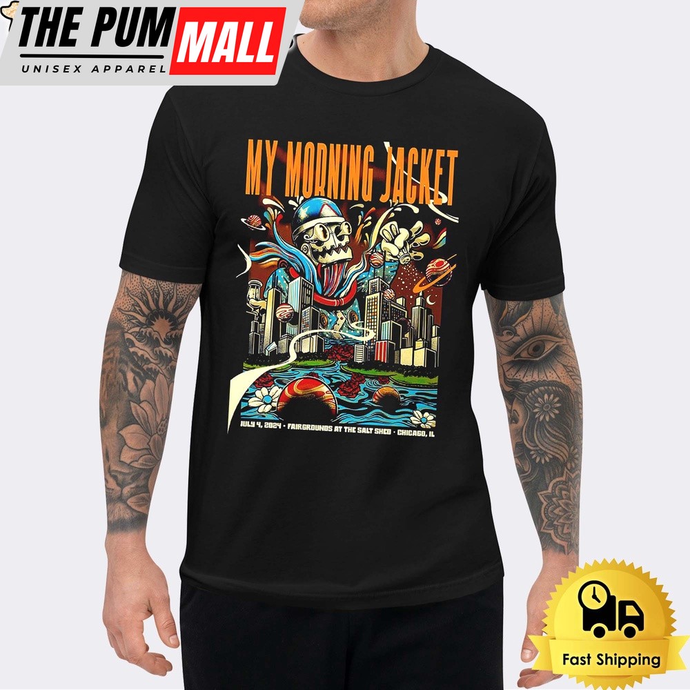 My Morning Jacket Tour Fairgrounds At The Salt Shed On July 2024 Unisex T-Shirt