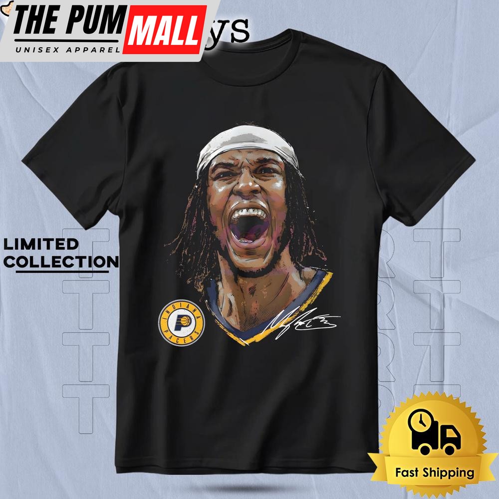 Myles Turner Indiana Pacers Portrait T Shirt