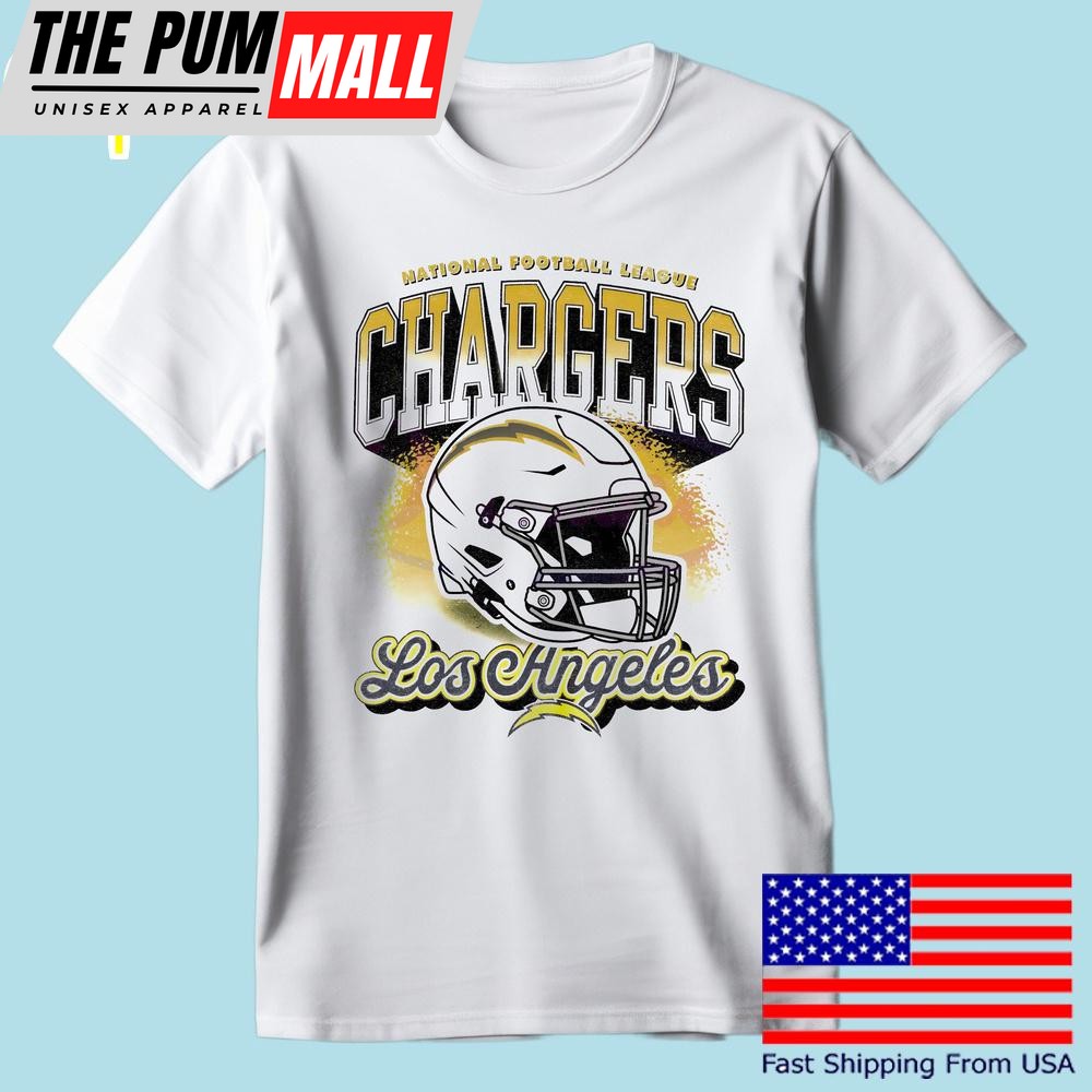 National Football League Los Angeles Chargers Helmet T Shirt