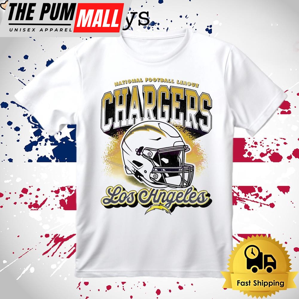 National Football League Los Angeles Chargers Helmet T Shirt