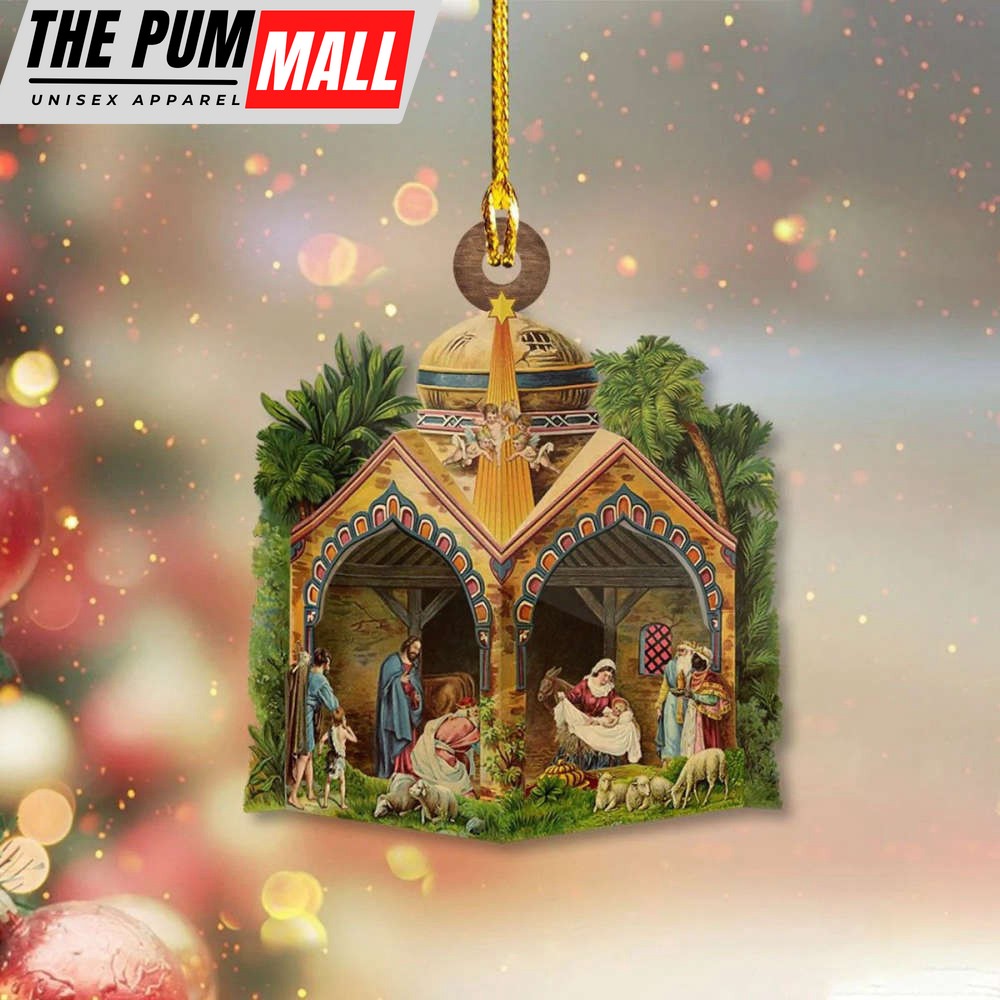 Nativity Scene Ornament Nativity Scene Christmas Ornaments Xmas Tree Hanging Limited Edition