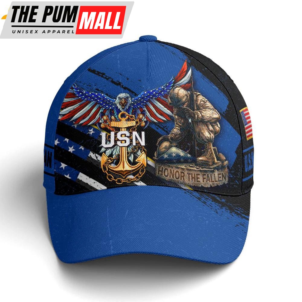 Navy Veteran Honor The Fallen Classic Baseball Cap