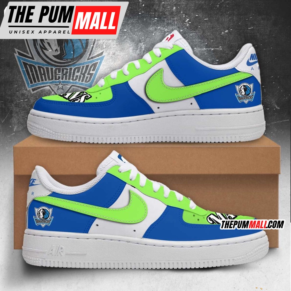 NBA Dallas Mavericks 2024 Western Conference Champions Air Force 1 Shoes