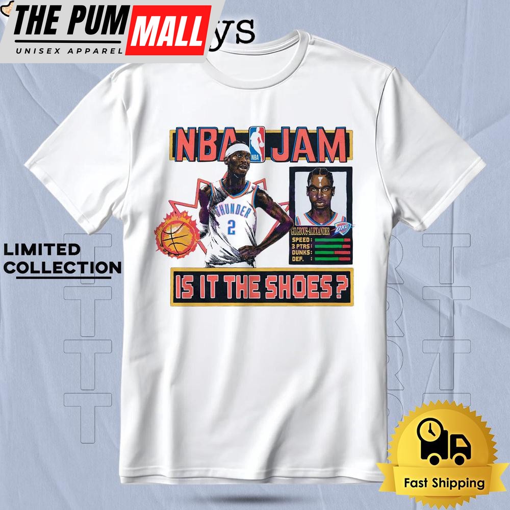 Nba Jam Shai Gilgeous Alexander Thunder T Shirt