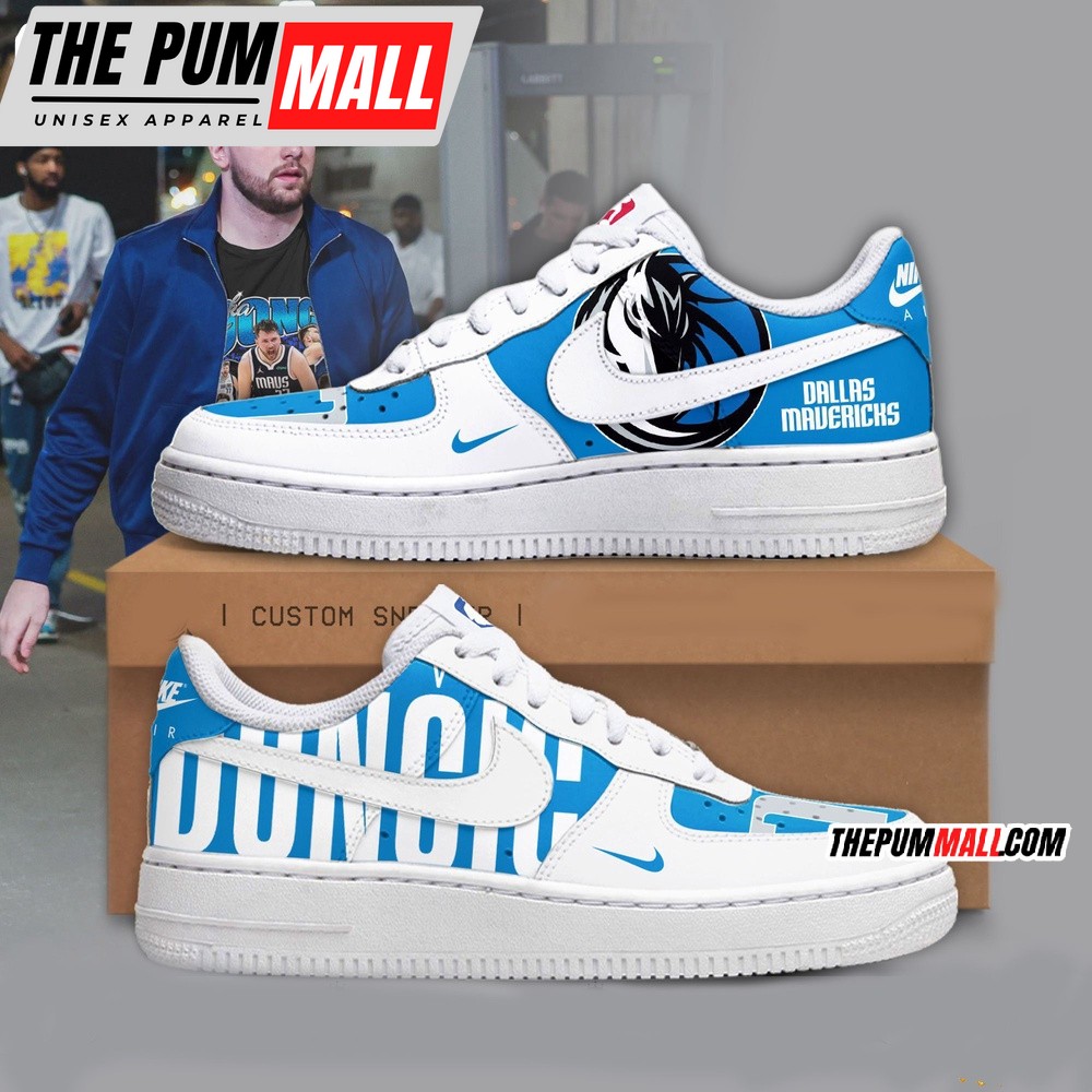 NBA Luka Doncic Dallas Mavericks 2024 Western Conference Champions Air Force 1 Sneaker