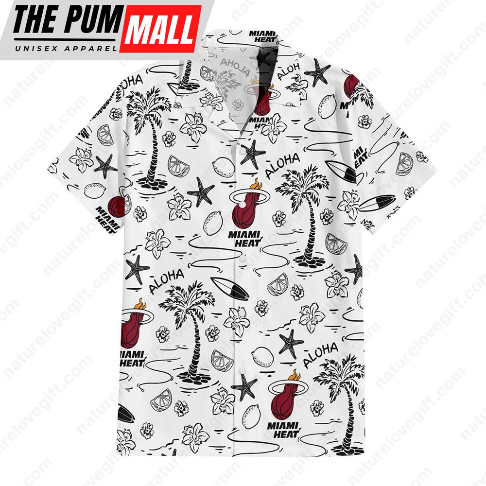NBA Miami Heat Beach Scape Hawaiian Shirt