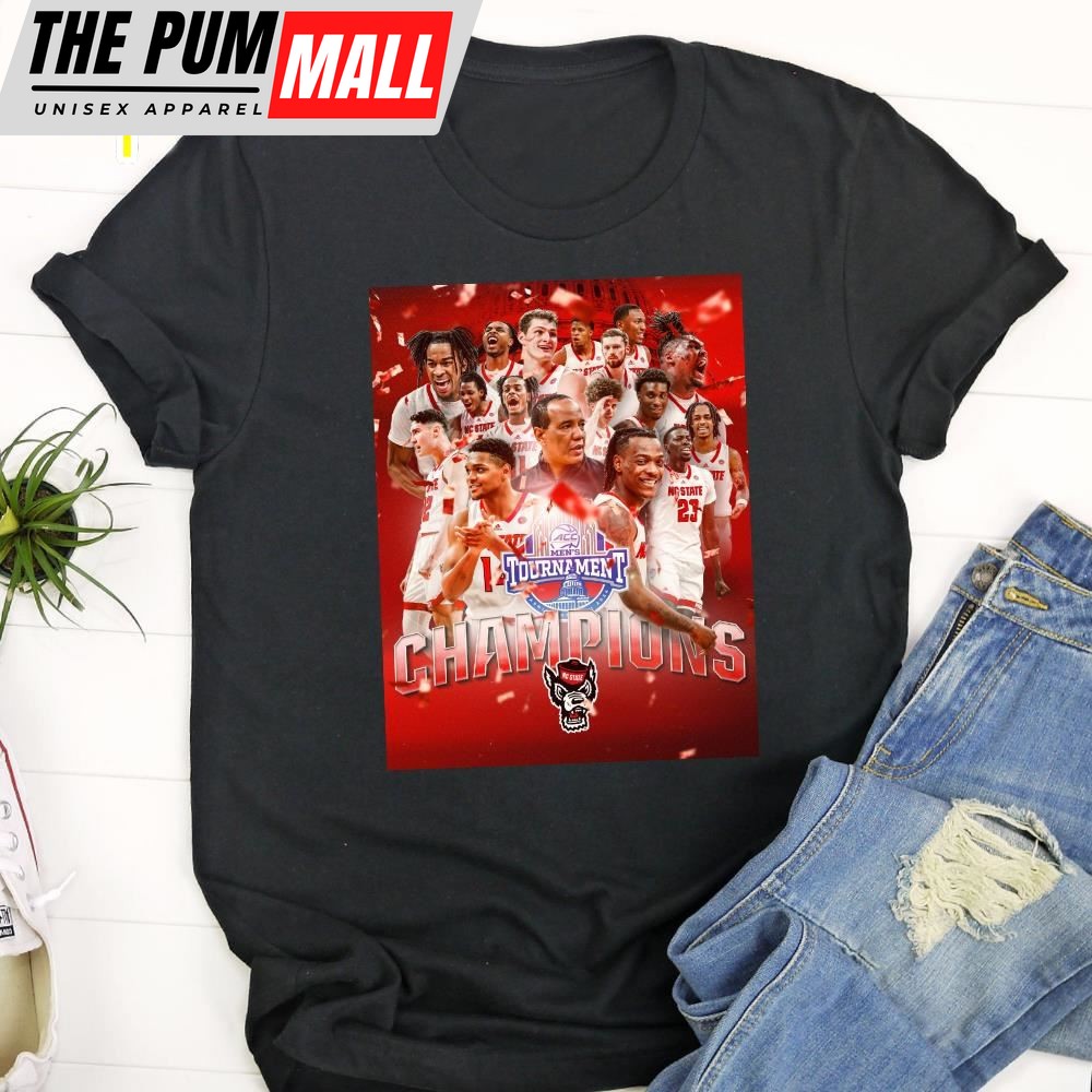 NC State Mens Basketball 2025 Are ACC Tournament Champions T-shirt