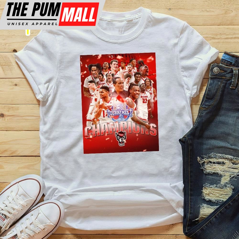 NC State Mens Basketball 2025 Are ACC Tournament Champions Unisex T-shirt