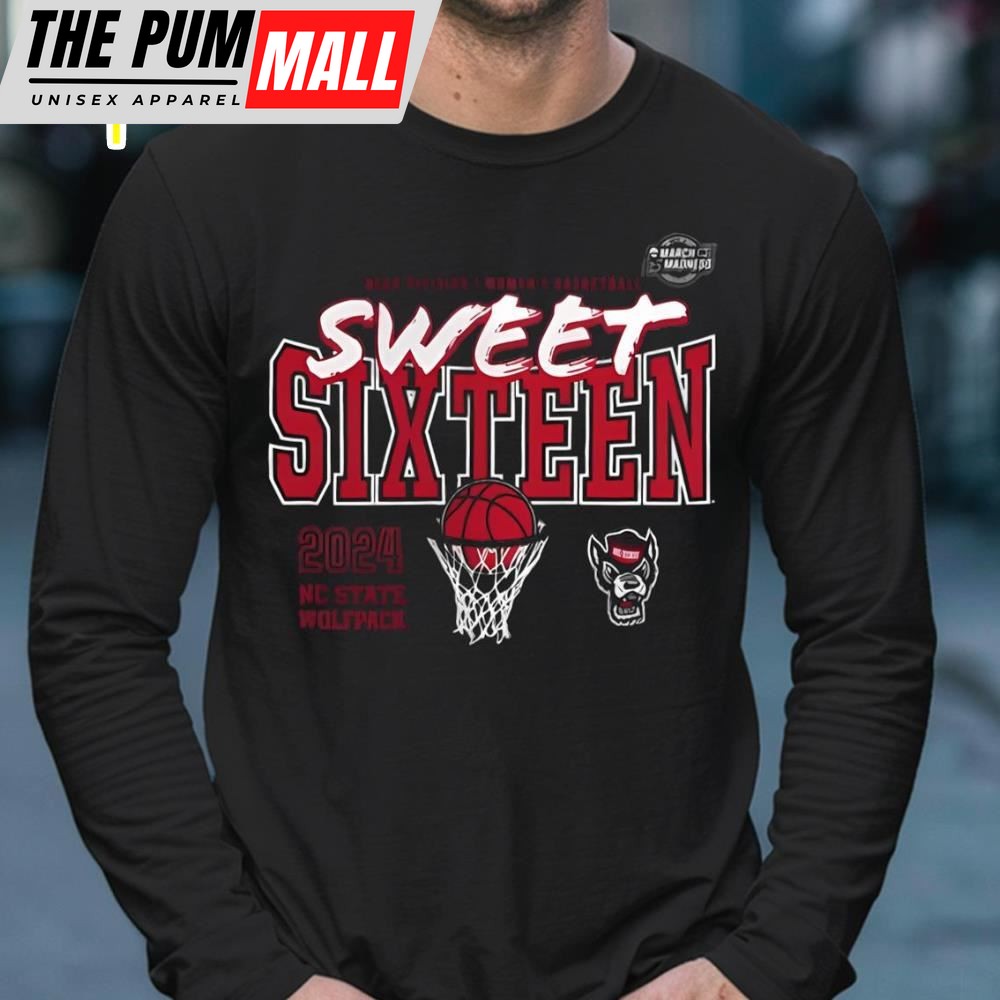 Nc State Wolfpack 2025 Ncaa Tournament March Madness Sweet 16 Fast Break T- Shirt