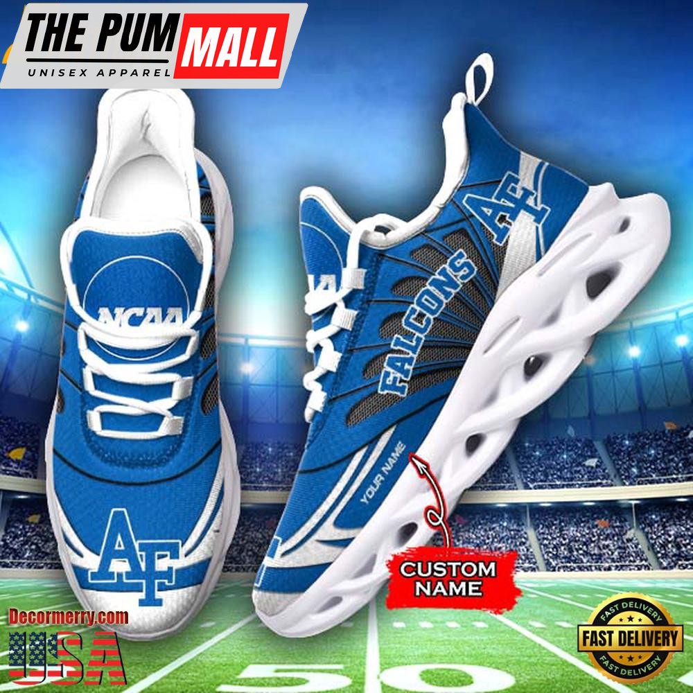 NCAA Air Force Falcons Custom Name Design Max Soul Shoes Sneakers