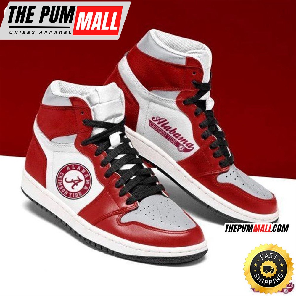 NCAA Alabama Crimson Tide Air Jd 1 High Sneakers Classic Air Jd Sneakers