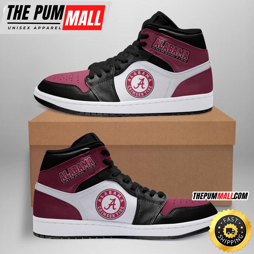 NCAA Alabama Crimson Tide Air Jd 1 High Sneakers Iconic Air Jd 1 Shoes