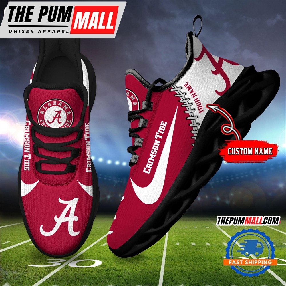 NCAA Alabama Crimson Tide New Season Design Max Soul Shoes Sport Sneaker