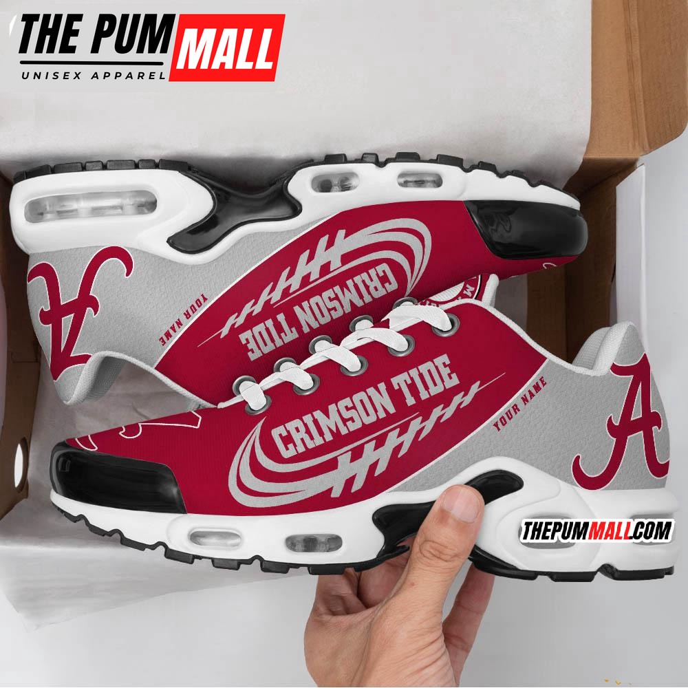 NCAA Alabama Crimson Tide Sport Team Custom Air Max Plus Shoes