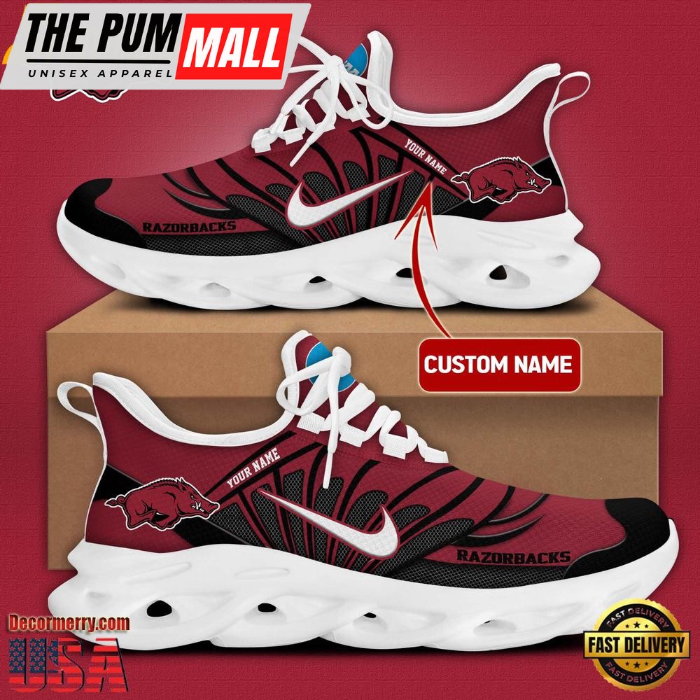 NCAA Arkansas Razorbacks Men Basketball 2024 Max Soul Shoes