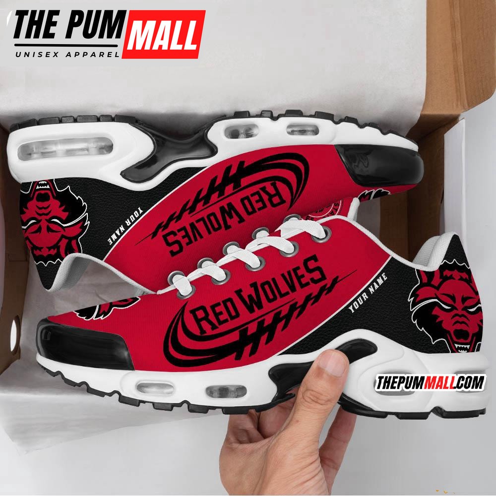 NCAA Arkansas State Red Wolves Sport Team Custom Air Max Plus Shoes