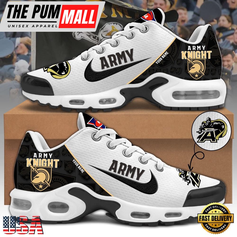 NCAA Army West Point Football Mascot Symbol Custom Name New Design Air Max Plus Shoes