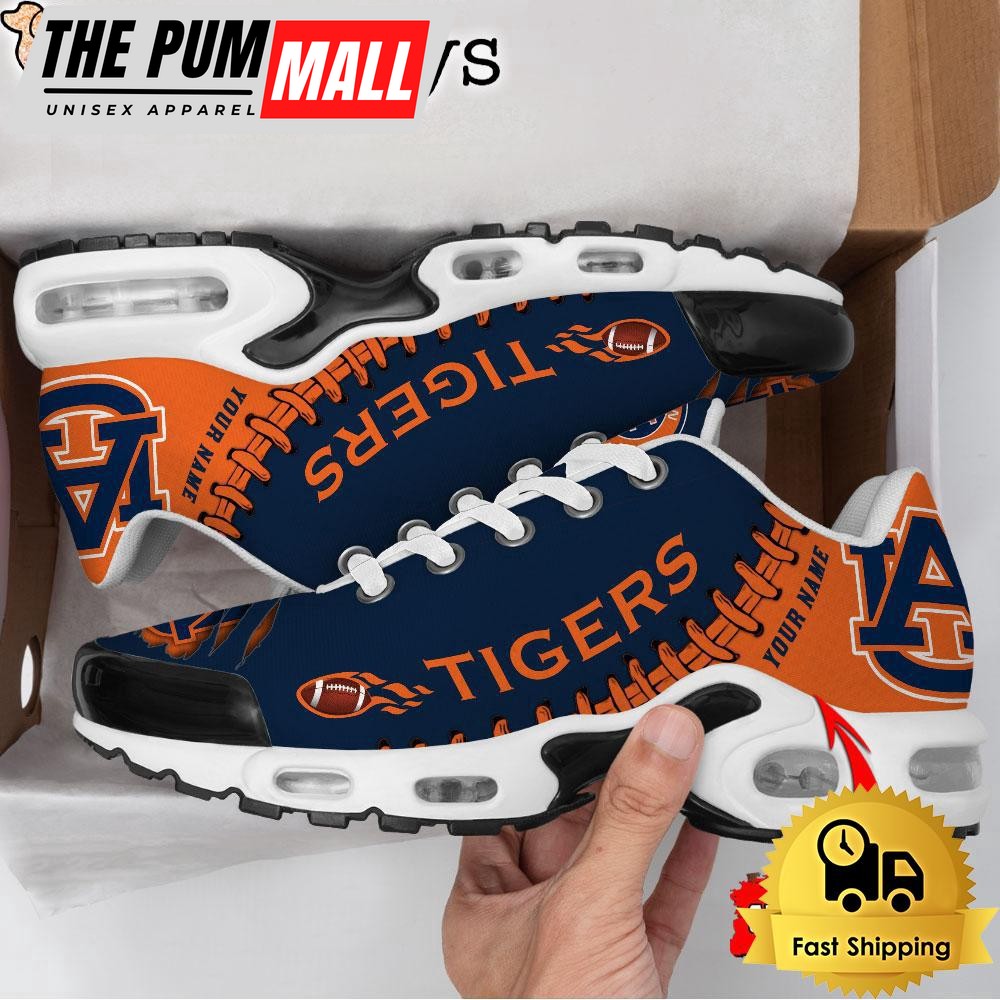 NCAA Auburn Tigers Football Custom Air Max Plus Shoes