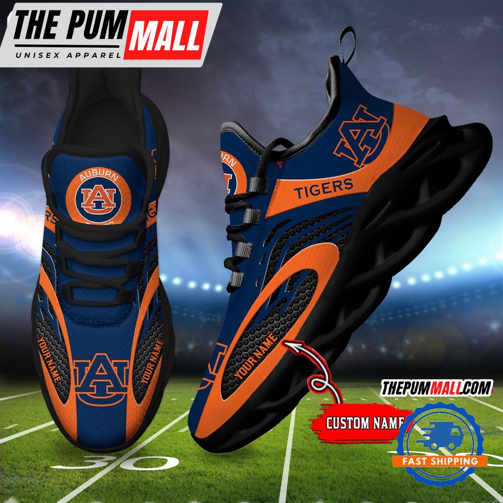 NCAA Auburn Tigers Sport Team New Design Max Soul Shoes Sneaker