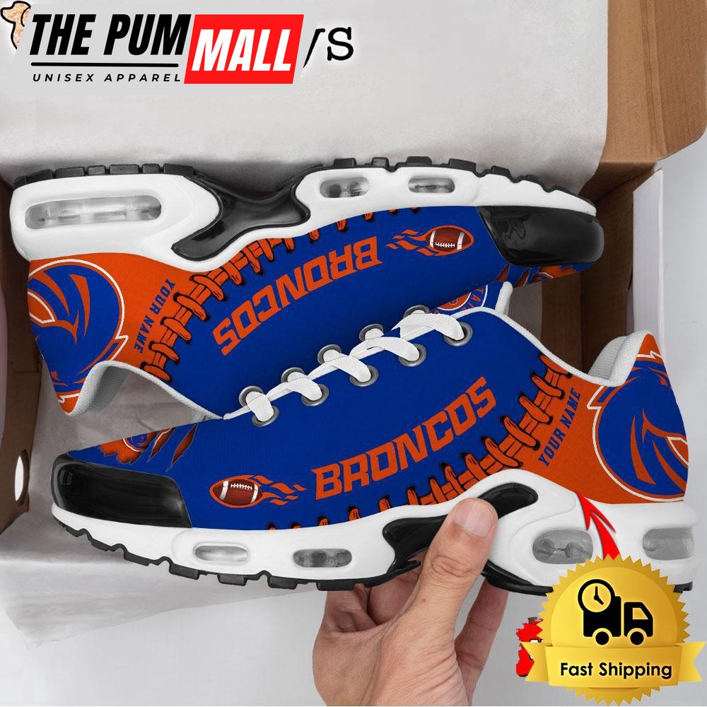 NCAA Boise State Broncos Football Custom Air Max Plus Shoes