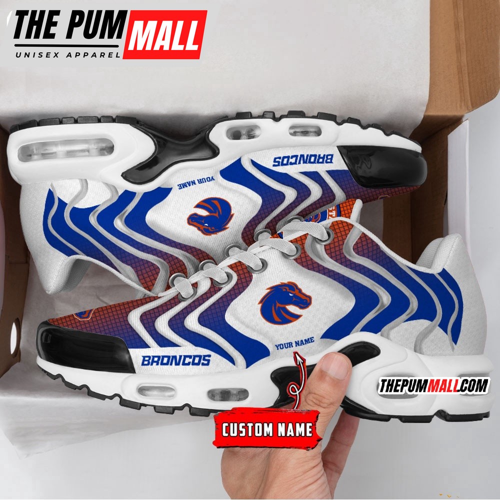 NCAA Boise State Broncos Logo Football Team Design Air Max Plus Shoes