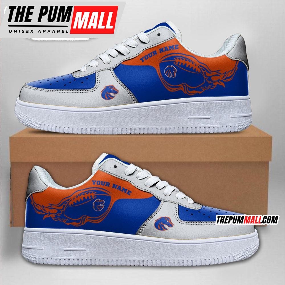 NCAA Boise State Broncos Sporty Air Force 1 Shoes Sneaker
