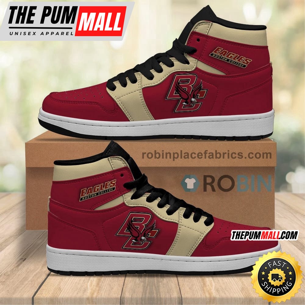 NCAA Boston College Eagles Red Air Jd 1 High Sneakers