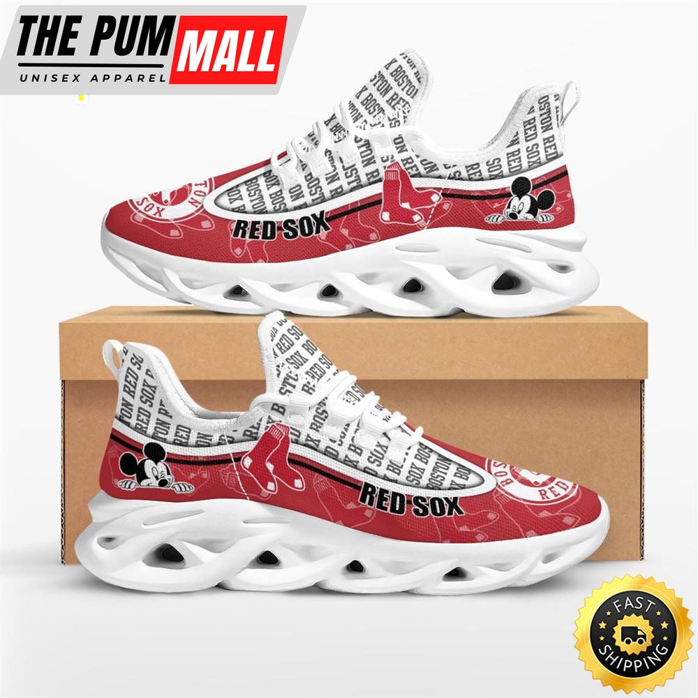 NCAA Boston Red Sox Mickey Mouse Max Soul Shoes