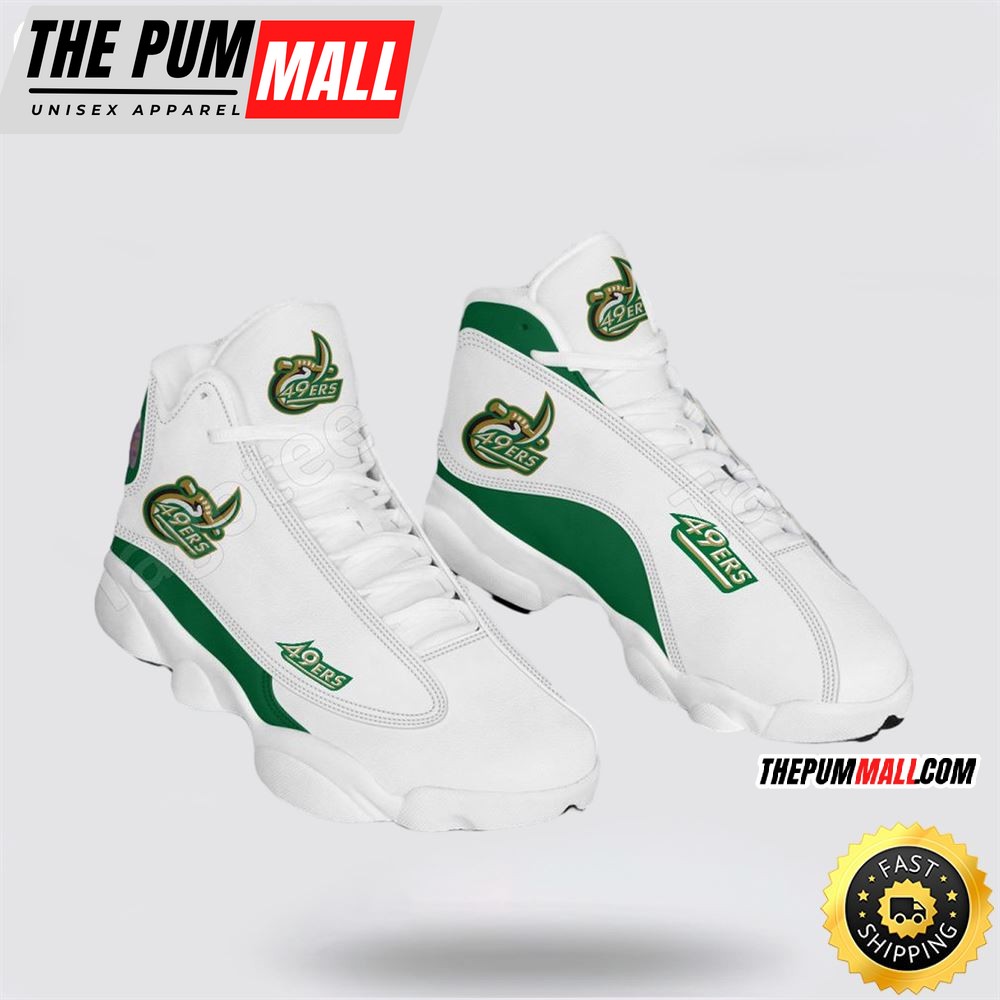 NCAA Charlotte 49 ERS Air Jd 13 Printed Logo JD 13