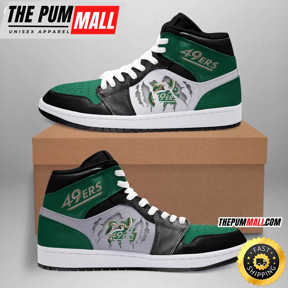 NCAA Charlotte 49ers Logo Air Jd 1 High Sneakers