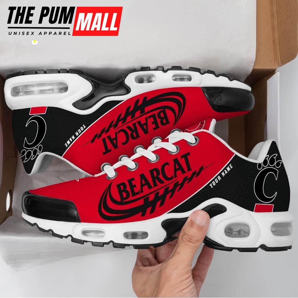NCAA Cincinnati Bearcats Football Custom Sport Max Plus Shoes