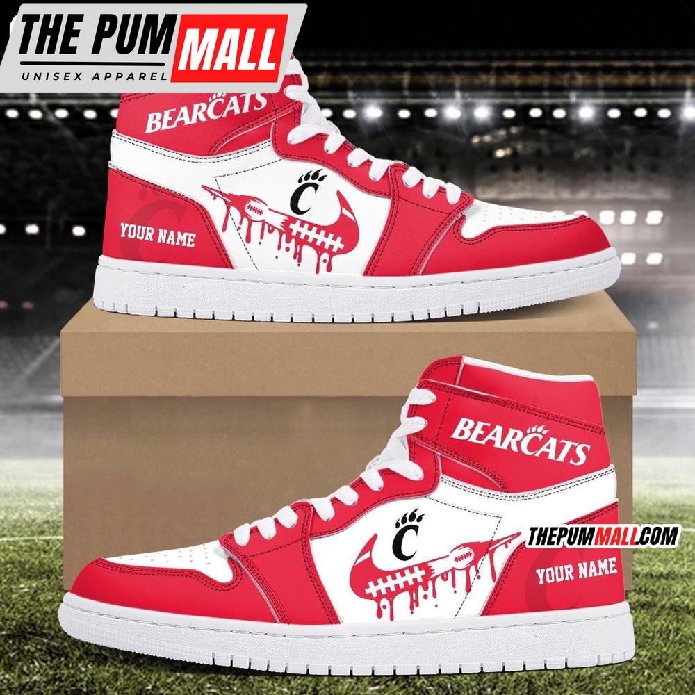 NCAA Cincinnati Bearcats Sport Team Personalized Air Jd 1 Hightop Shoes