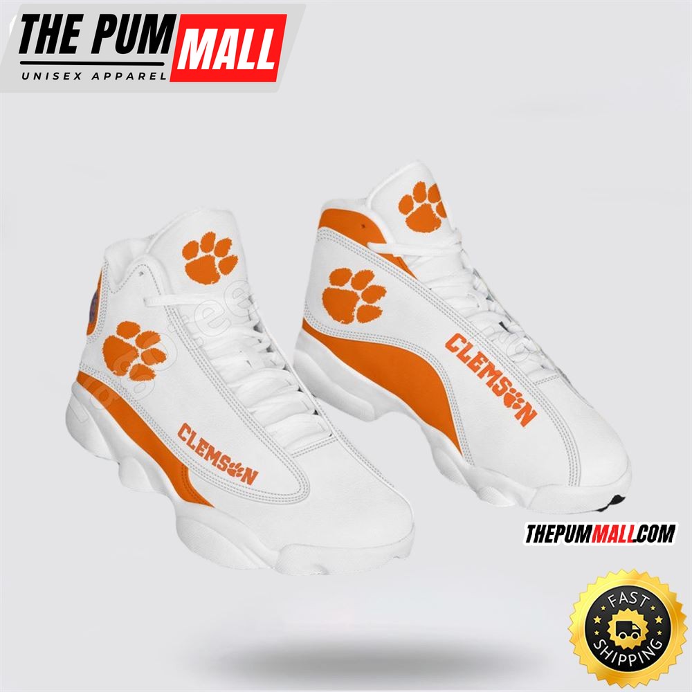 NCAA Clemson Air Jd 13 Printed Logo JD 13