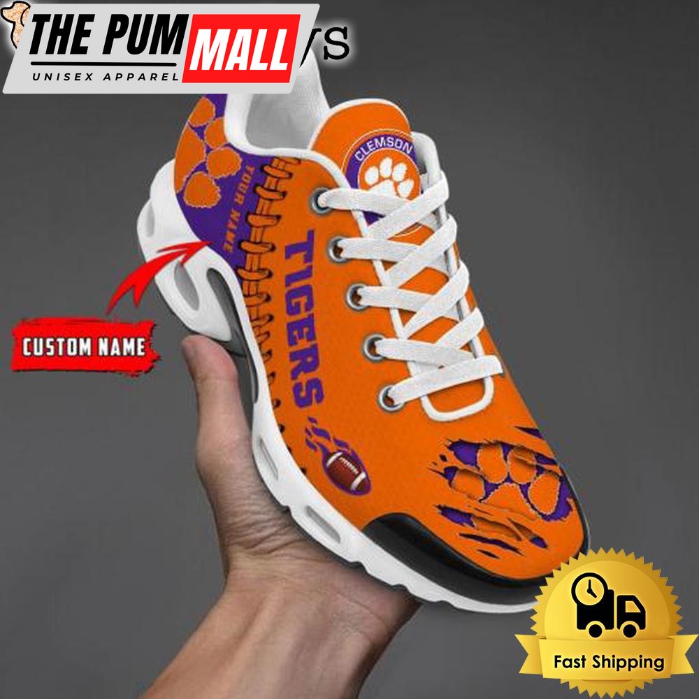 ncaa-clemson-tigers-football-custom-air-max-plus-shoes-57ds1j0a NCAA Clemson Tigers Football Custom Air Max Plus Shoes