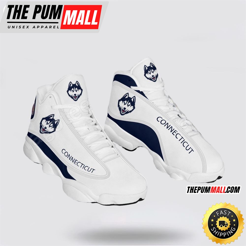 NCAA Connecticut Air Jd 13 Printed Logo JD 13