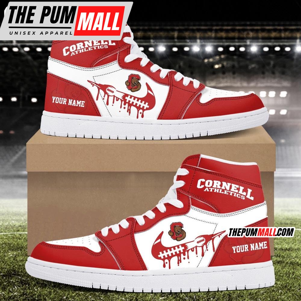 NCAA Cornell Big Red Sport Team Personalized Air Jd 1 Hightop Shoes