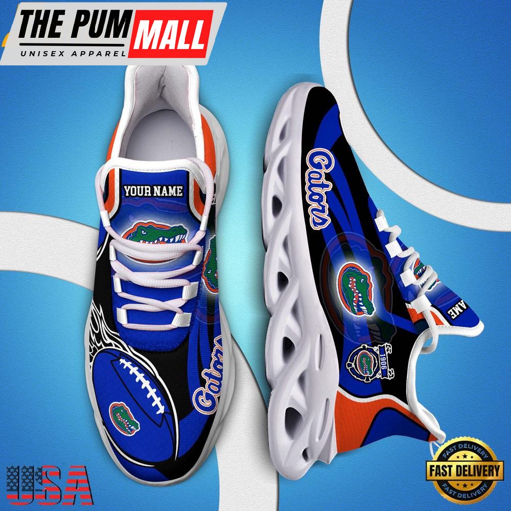NCAA Custom Name Florida Gators Team Sport Max Soul Shoes Running Sneakers