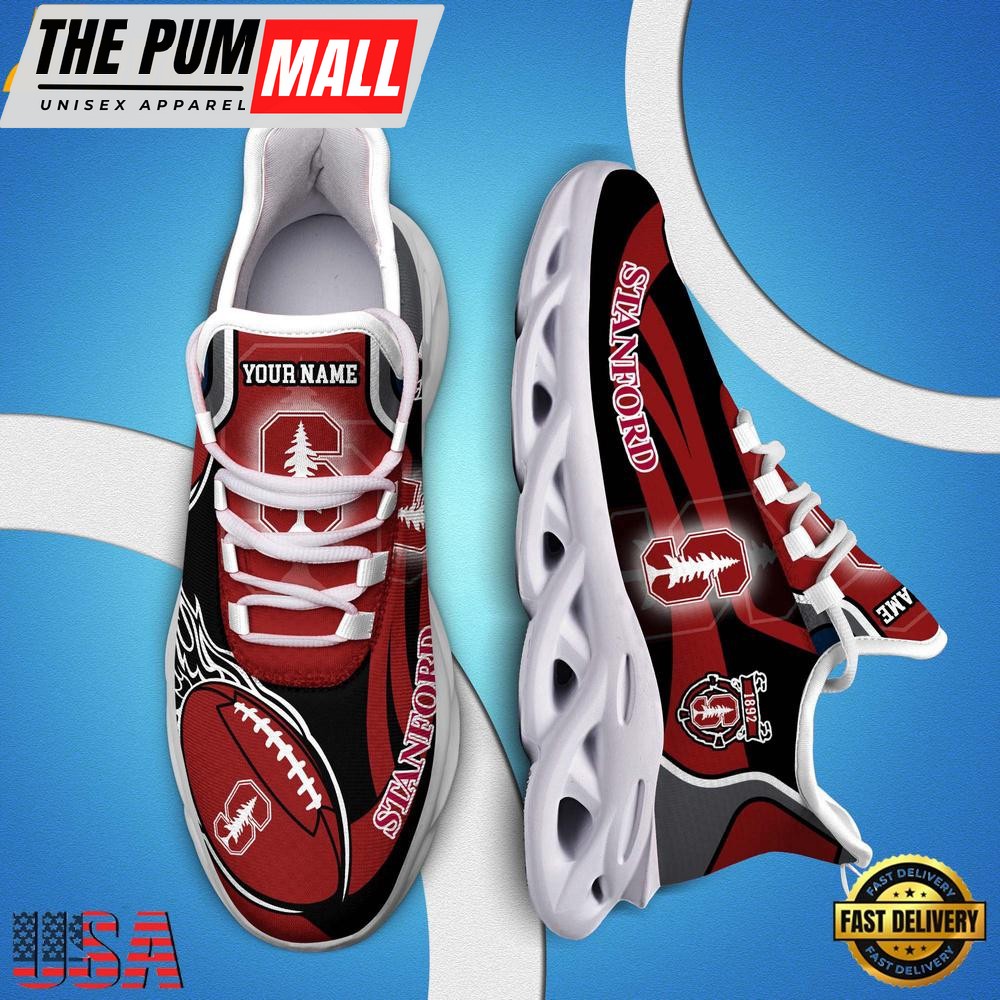 NCAA Custom Name Stanford Cardinal Team Sport Max Soul Shoes Running Sneakers