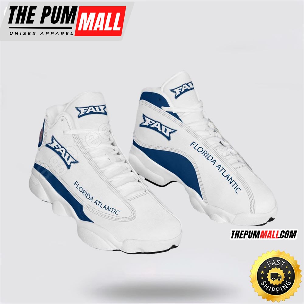 NCAA Florida Atlantic Air Jd 13 Printed Logo JD 13