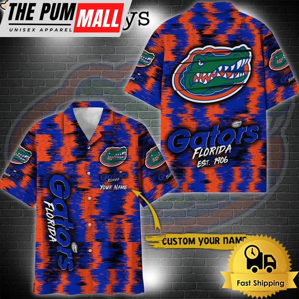 NCAA Florida Gators Custom Ikat Hawaiian Shirt