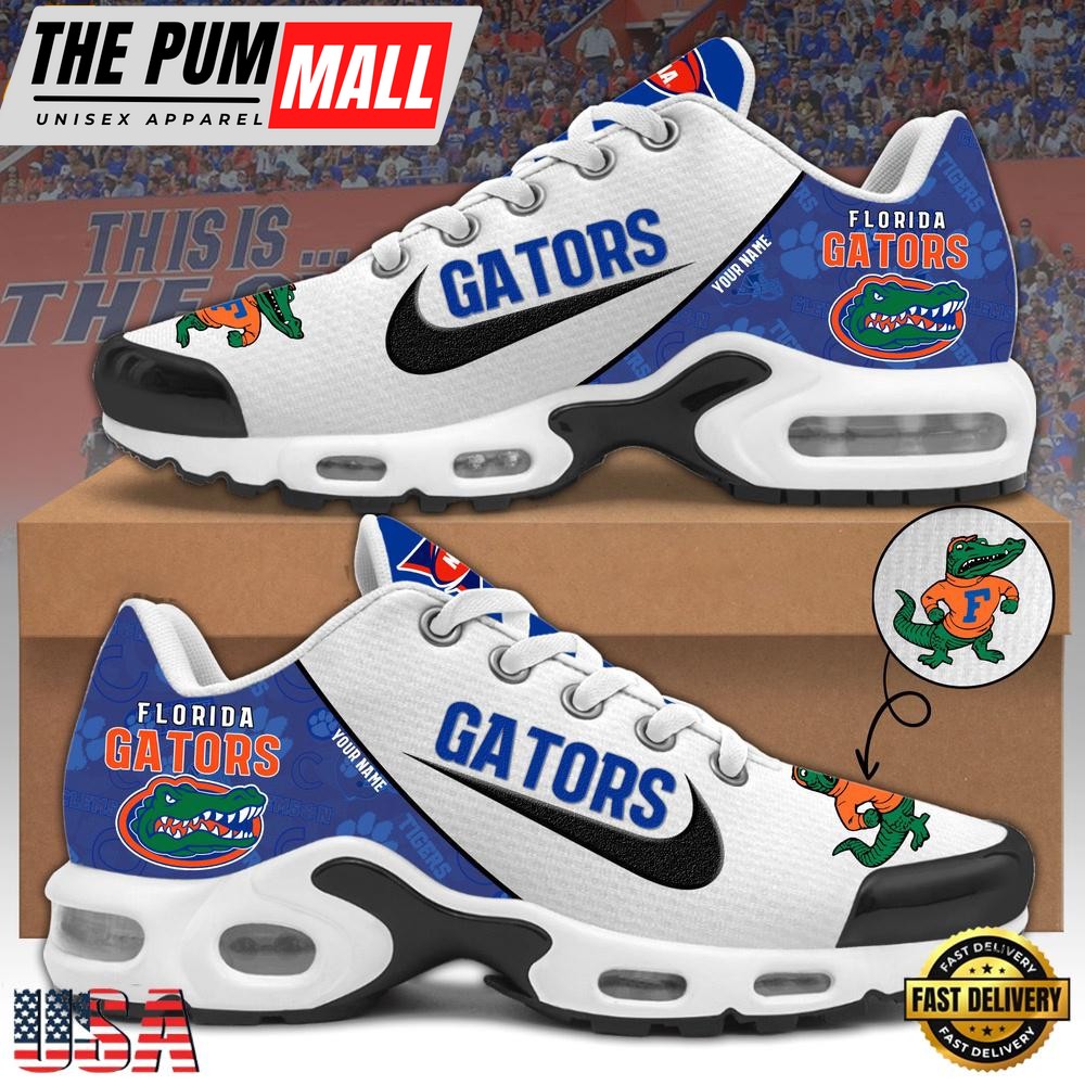 NCAA Florida Gators Football Mascot Symbol Custom Name New Design Air Max Plus Shoes