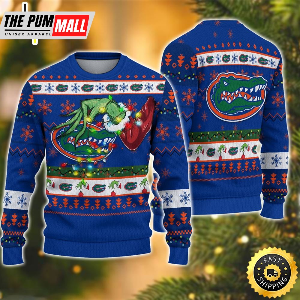 NCAA Florida Gators Grinch Christmas Ugly Sweater