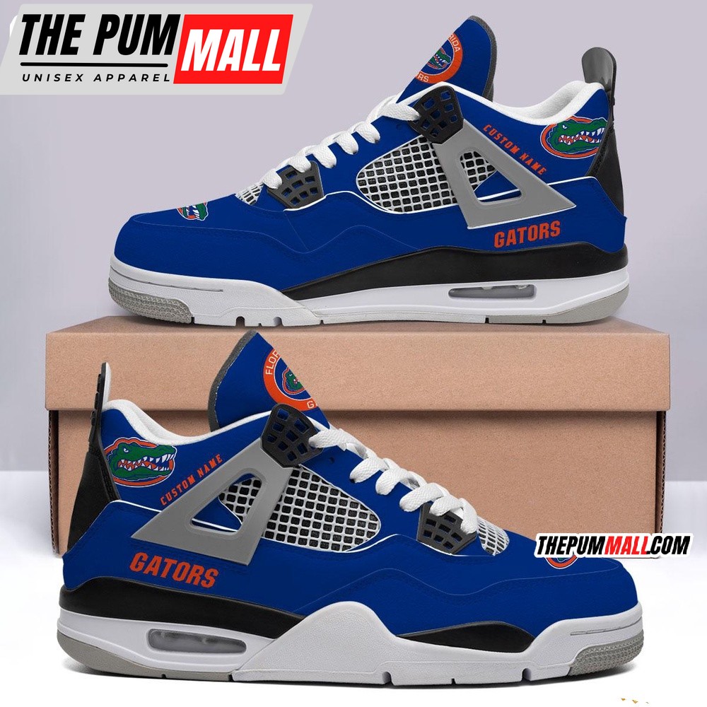 NCAA Florida Gators Sport Team Air Jd 4 Shoes, Personalized AJ4 Sneaker