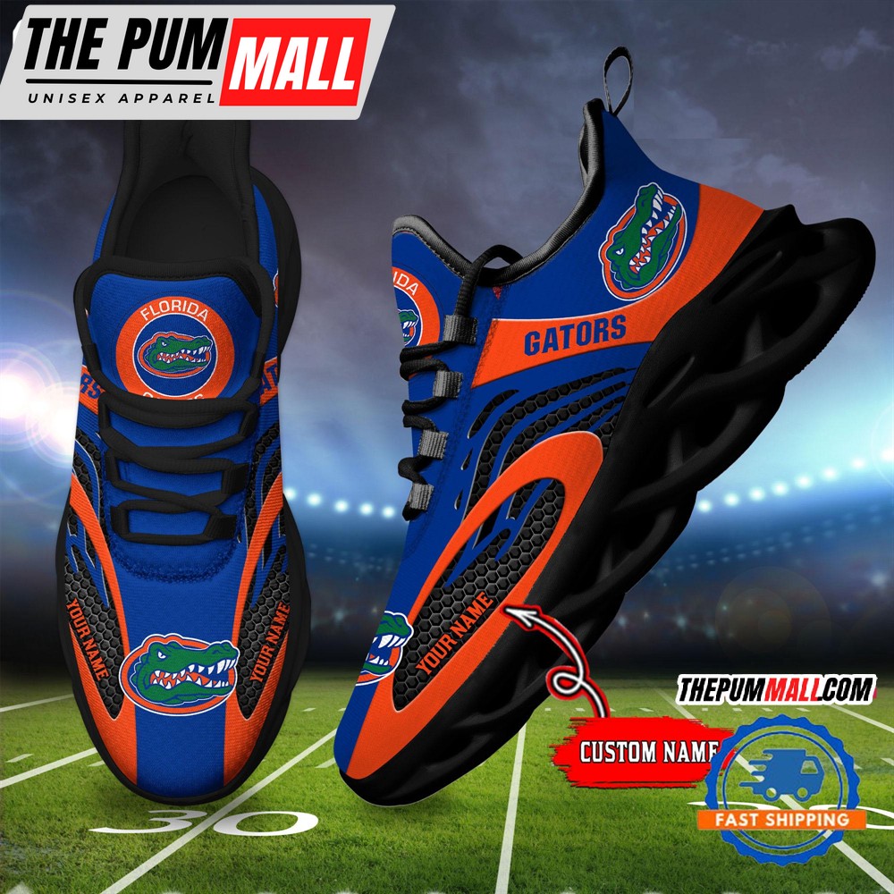 NCAA Florida Gators Sport Team New Design Max Soul Shoes Sneaker