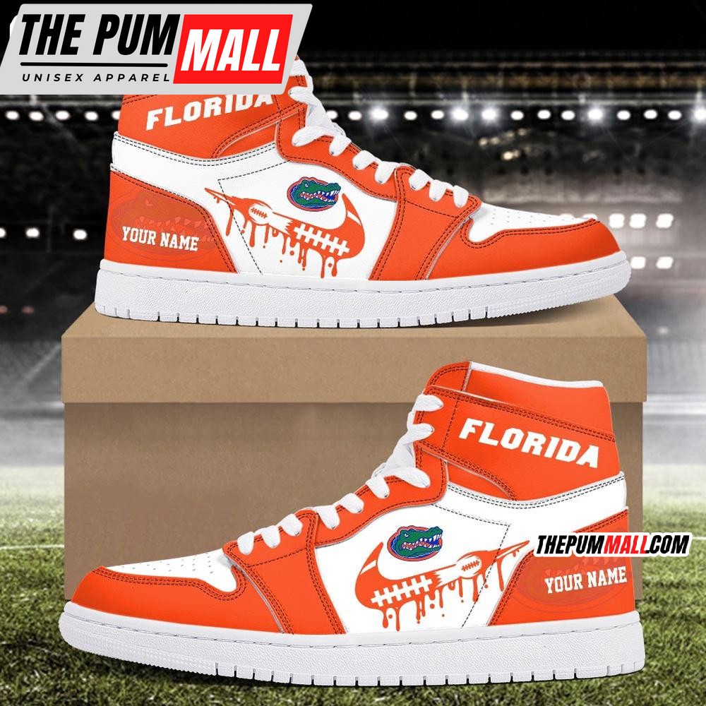 NCAA Florida Gators Sport Team Personalized Air Jd 1 Hightop Shoes