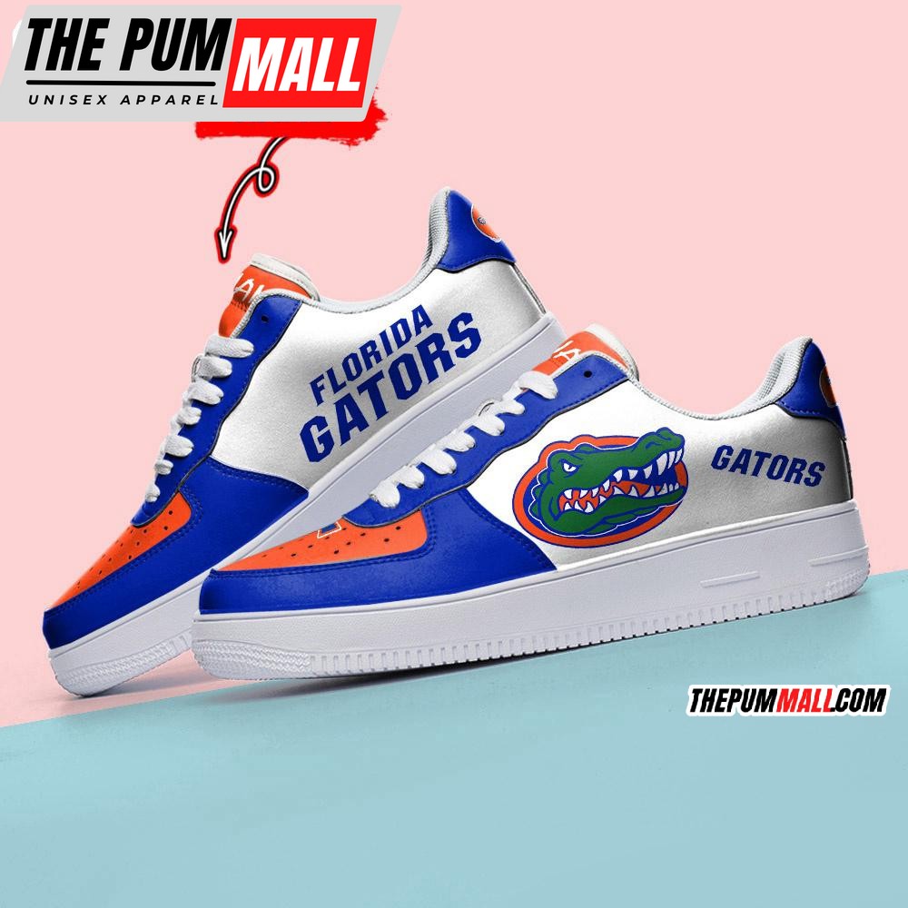 NCAA Florida Gators Sporty Air Force 1 Shoes Sneaker