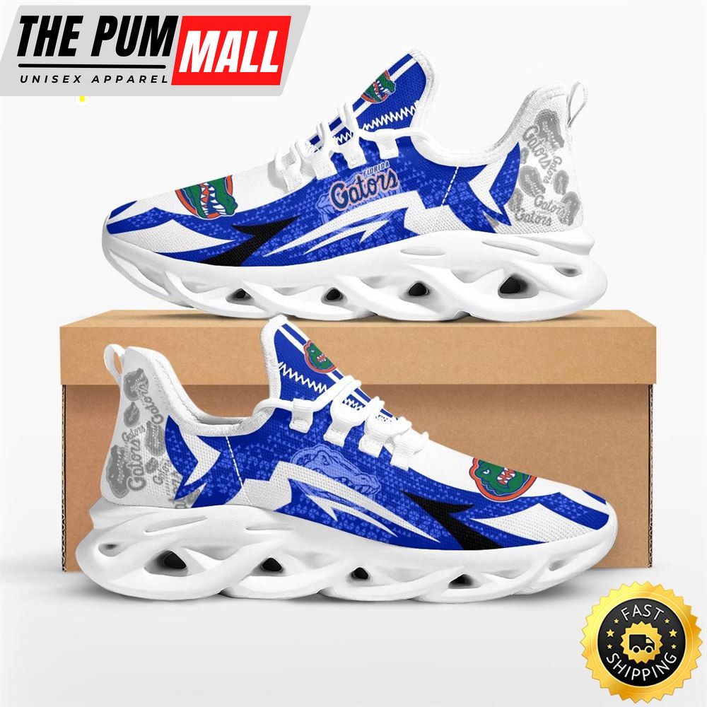 NCAA Florida Gators Symbol Geometric Pattern Max Soul Shoes