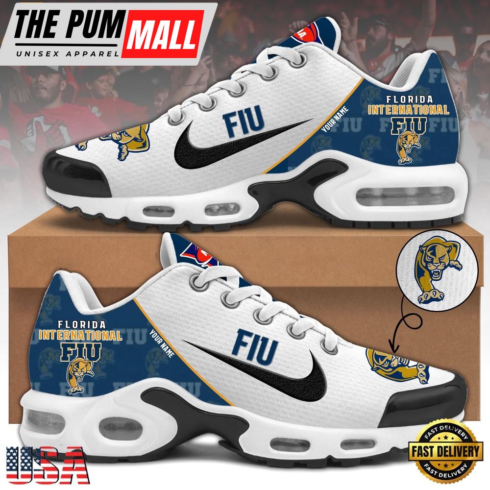 NCAA Florida International Football Mascot Symbol Custom Name New Design Air Max Plus Shoes