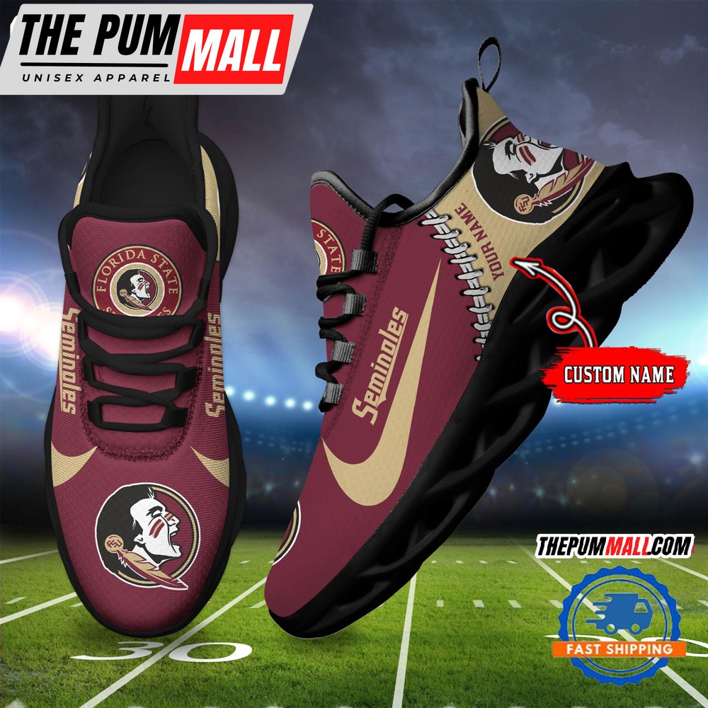 NCAA Florida State Seminoles New Season Design Max Soul Shoes Sport Sneaker
